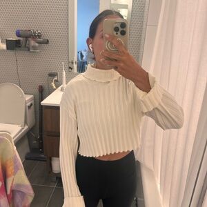 Zara Cream Knit Sweater
